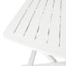 Set mobilier bistro pliabil, 3 piese, alb, plastic thumbnail 5