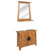 Set mobilier de baie, lemn masiv de pin thumbnail 1