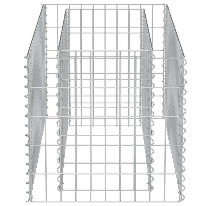 Strat înălțat gabion, 90 x 50 x 50 cm, oțel galvanizat