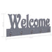 Cuier de perete WELCOME, gri, 74 x 29,5 cm thumbnail 6