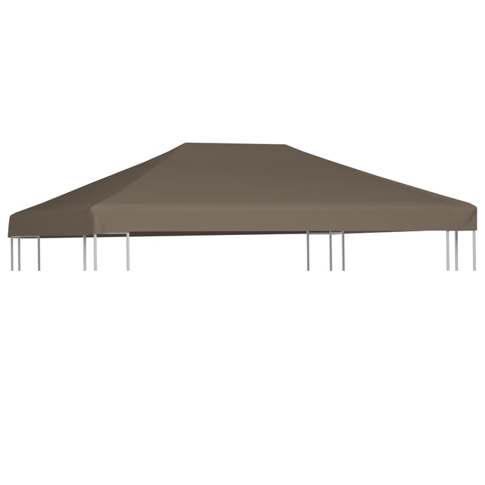 Acoperiș pentru pavilion, 310 g/m², gri taupe, 3 x 4 m