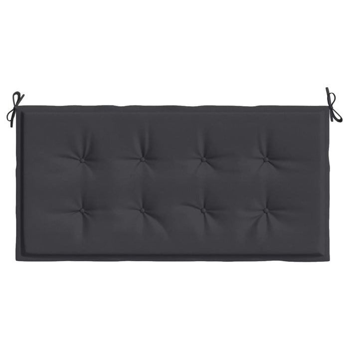 Pernă de bancă de grădină, negru, 120x50x3 cm, textil oxford