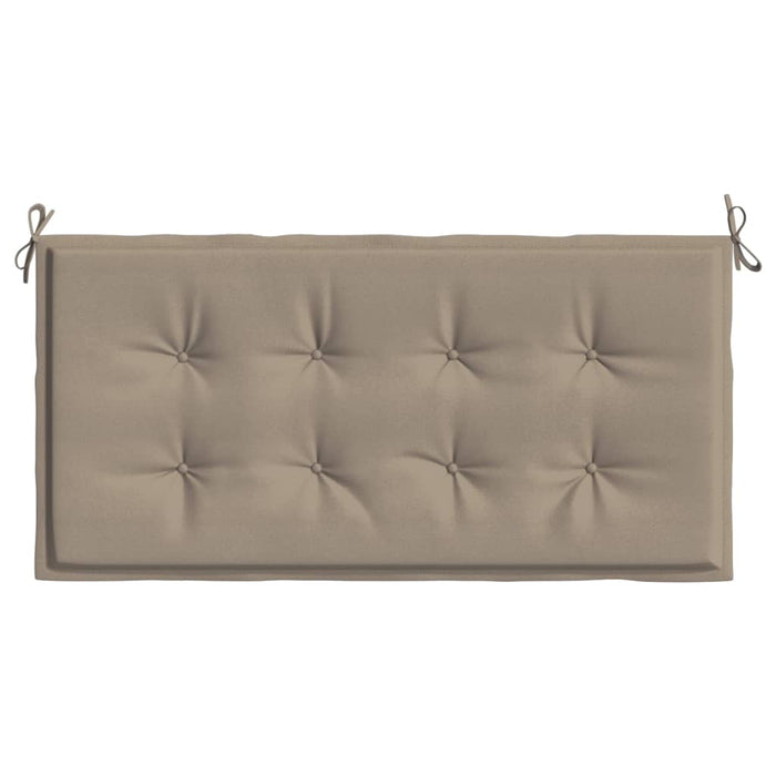 Pernă de bancă de grădină gri taupe, 120x50x3 cm, textil oxford