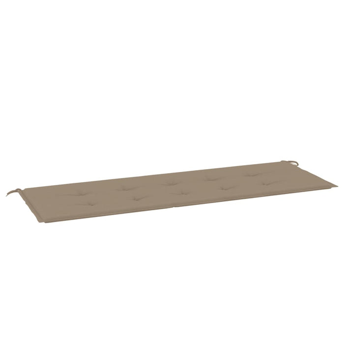 Pernă de bancă de grădină gri taupe, 150x50x3 cm, textil oxford