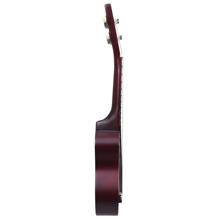 Set ukulele soprano, cu husă, pentru copii, natural, 21"