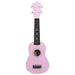 Set ukulele soprano, cu husă, pentru copii, roz, 21" thumbnail 6