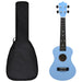 Set ukulele Soprano pentru copii, cu husă, bleu, 23" thumbnail 1