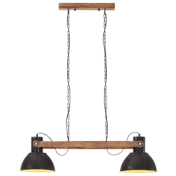 Lampă suspendată industrială, negru, 109 cm, 25 W, E27