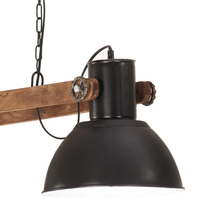 Lampă suspendată industrială, negru, 109 cm, 25 W, E27