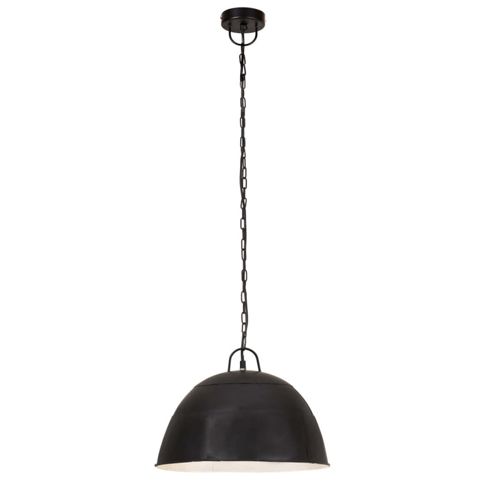 Lustră industrială vintage, negru, 41cm, rotund, 25W, E27