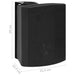 Boxe stereo de perete, 2 buc., negru, 120 W, interior/exterior thumbnail 11