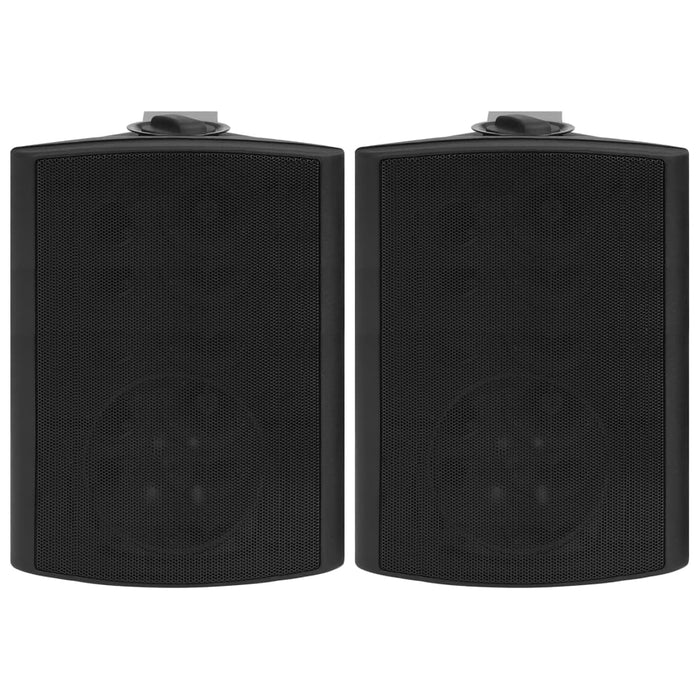 Boxe stereo de perete, 2 buc., negru, 120 W, interior/exterior