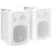 Boxe stereo de perete, 2 buc., alb, 80 W, interior/exterior thumbnail 1