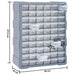 Organizator cu 60 de sertare, 38 x 16 x 47,5 cm thumbnail 9