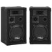 Boxe Hifi pasive de scenă profesionale, 2 buc., negru, 800 W thumbnail 1