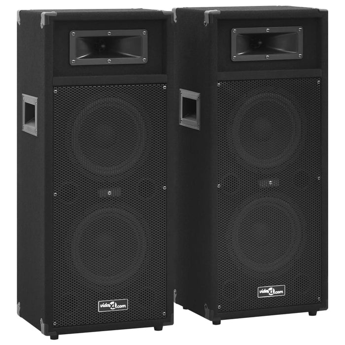 Boxe Hifi pasive de scenă profesionale, 2 buc., negru, 1000 W