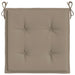 Perne scaune grădină 6 buc. gri taupe 40x40x3cm țesătură Oxford thumbnail 5