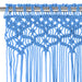 Perdea macrame, albastru, 140 x 240 cm, bumbac thumbnail 3