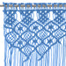 Perdea macrame, albastru, 140 x 240 cm, bumbac thumbnail 3