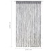 Perdea macrame, antracit, 140 x 240 cm, bumbac thumbnail 5