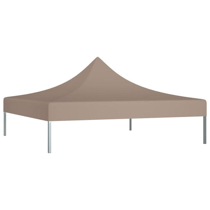 Acoperiș pentru cort de petrecere, gri taupe, 2 x 2 m, 270 g/m²