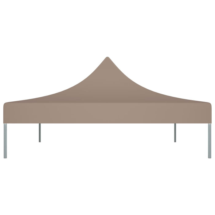 Acoperiș cort de petrecere, gri taupe, 4,5 x 3 m, 270 g/m²