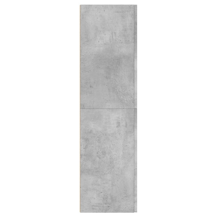 Comodă TV, gri beton, 30,5x30x110 cm, lemn prelucrat