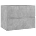 Set mobilier de baie, gri beton, lemn prelucrat thumbnail 6