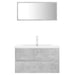 Set mobilier de baie, gri beton, gri beton thumbnail 3