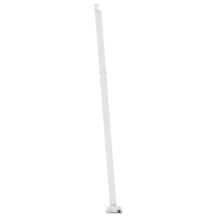 Copertină retractabilă manual cu LED, crem, 500x300 cm