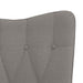 Scaun balansoar, gri taupe, material textil thumbnail 6