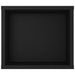 Dulap TV suspendat, negru, 100x30x26,5 cm, PAL thumbnail 5