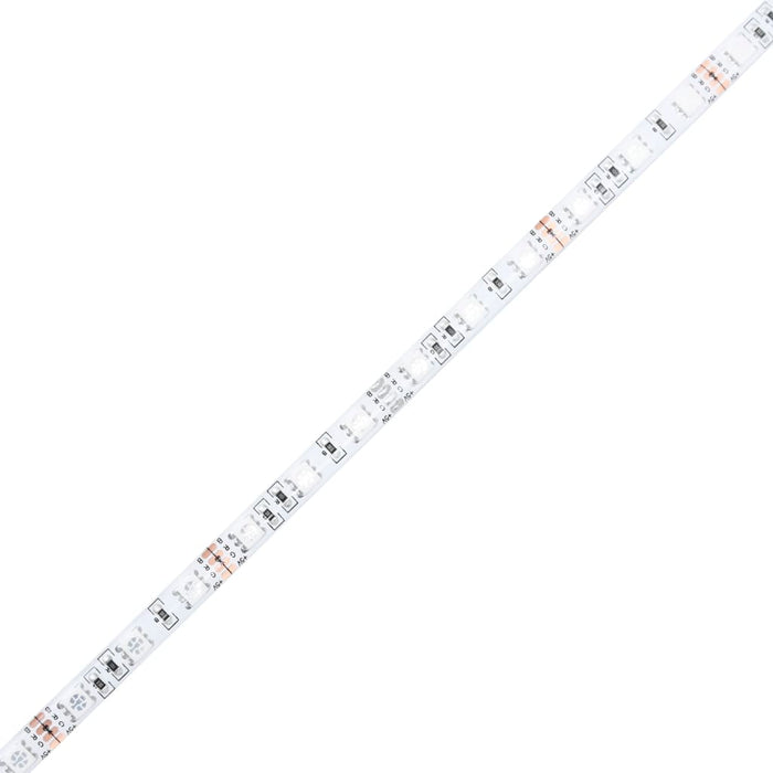 Noptiere cu LED-uri, 2 buc., alb extralucios, 60x35x40 cm