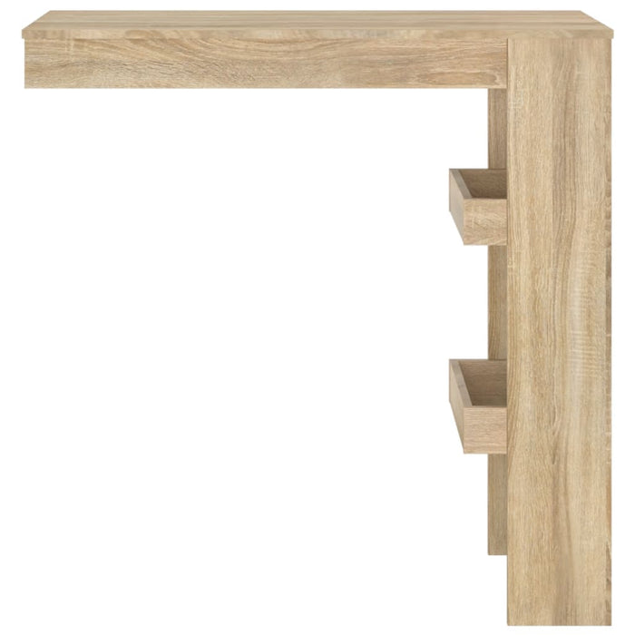 Masă bar de perete stejar sonoma 102x45x103,5 cm lemn compozit