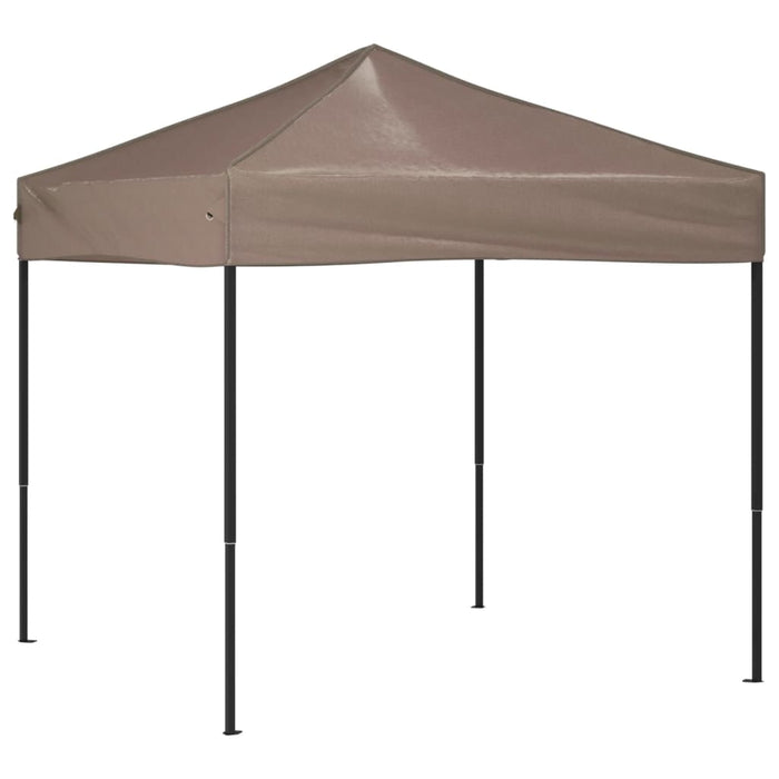 Cort pliabil pentru petrecere, gri taupe, 2x2 m