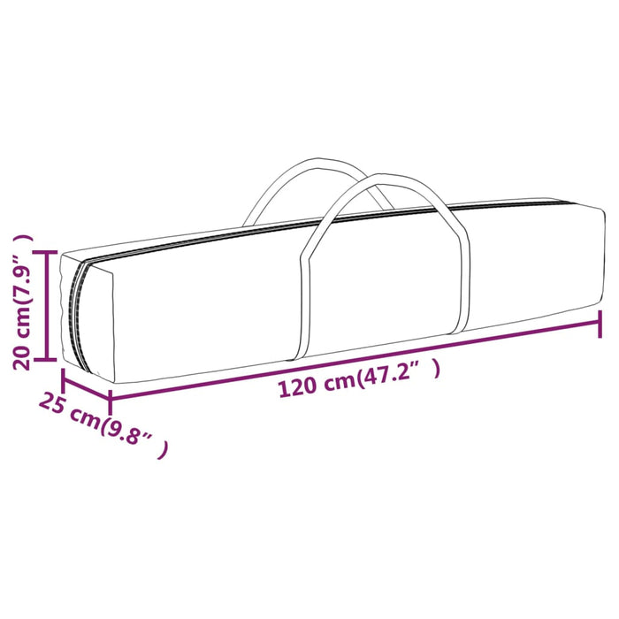 Cort pliabil pentru petrecere, crem, 3x3 m