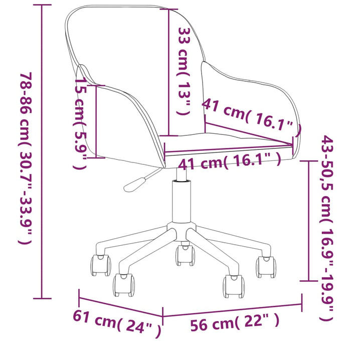 Scaune de bucătărie pivotante, 2 buc., albastru, catifea