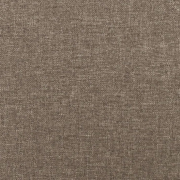 Saltea de pat cu arcuri, gri taupe, 80x200x20 cm, textil