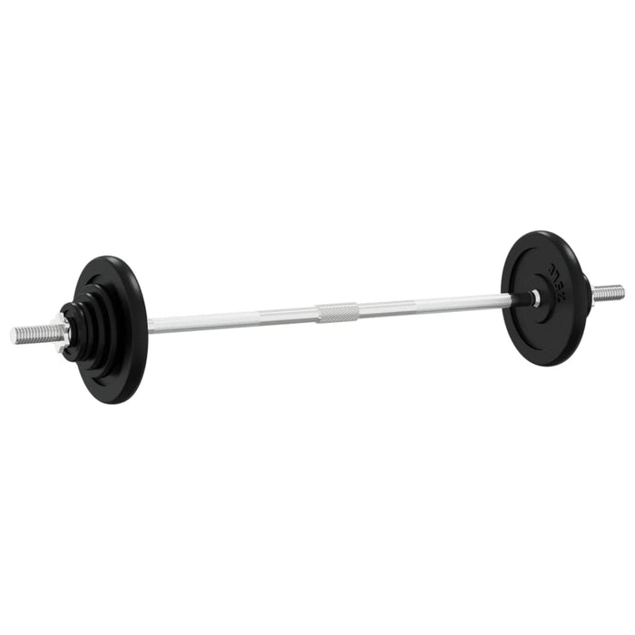 Set halteră cu discuri de greutăți, 60 kg, fontă