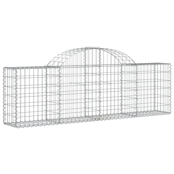 Coșuri gabion arcuite 20 buc, 200x30x60/80 cm, fier galvanizat