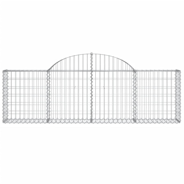 Coșuri gabion arcuite 20 buc, 200x30x60/80 cm, fier galvanizat