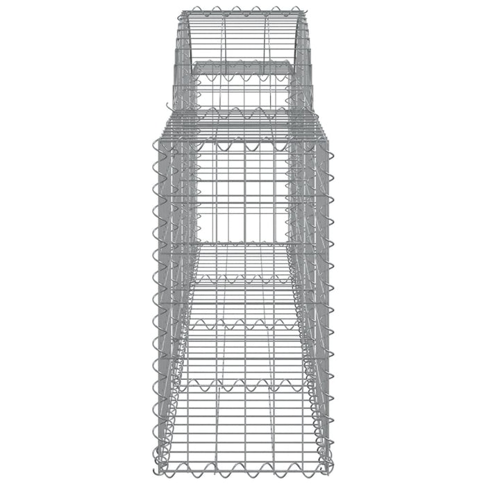 Coșuri gabion arcuite 20 buc, 200x30x60/80 cm, fier galvanizat