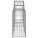 Coșuri gabion arcuite 20 buc, 200x30x60/80 cm, fier galvanizat thumbnail 5