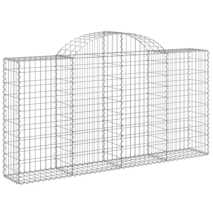 Coșuri gabion arcuite 50 buc, 200x30x100/120 cm fier galvanizat