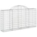 Coșuri gabion arcuite 50 buc, 200x30x100/120 cm fier galvanizat thumbnail 3