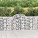 Coșuri gabion arcuite 50 buc, 200x30x100/120 cm fier galvanizat thumbnail 1