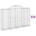 Coșuri gabion arcuite 18 buc, 200x30x120/140cm, fier galvanizat thumbnail 2