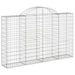 Coșuri gabion arcuite 18 buc, 200x30x120/140cm, fier galvanizat thumbnail 3