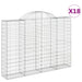 Coșuri gabion arcuite 18 buc, 200x30x140/160cm, fier galvanizat thumbnail 2