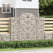 Coșuri gabion arcuite 3 buc, 200x30x160/180 cm, fier galvanizat thumbnail 1